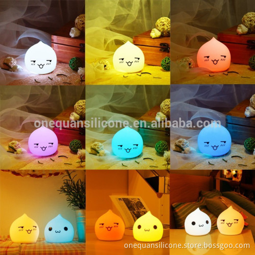 2017 Adorable Beside LED Table Lamp Silicone Baby Night Light for Children Bedroom Decor Lamp Gifts